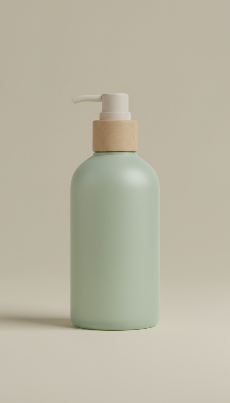 Body Wash With Glass Pump