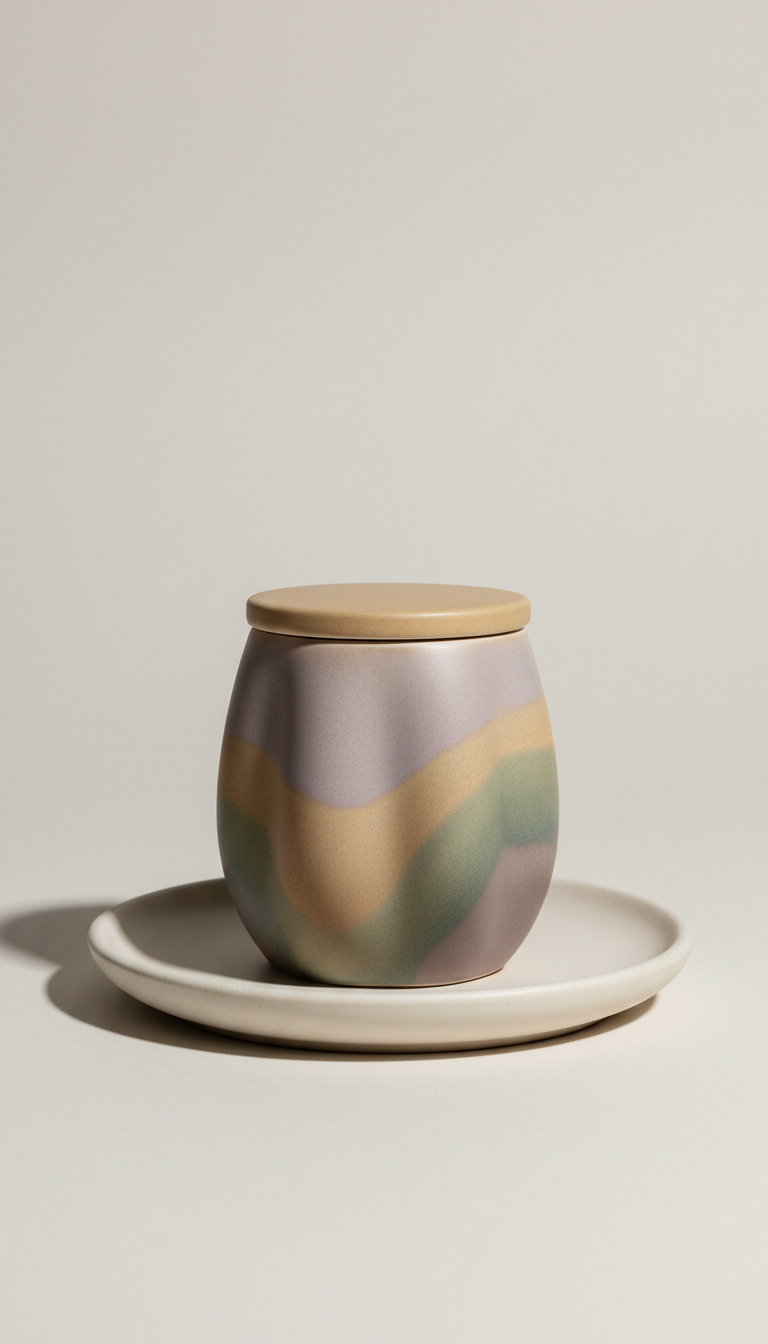 Bluff ceramic scented candle